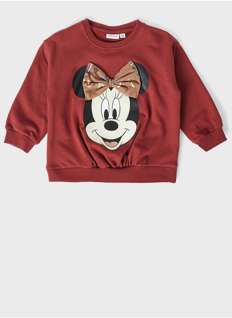 NAME IT - Kids Minnie Mouse Sweatshirt - Image 1