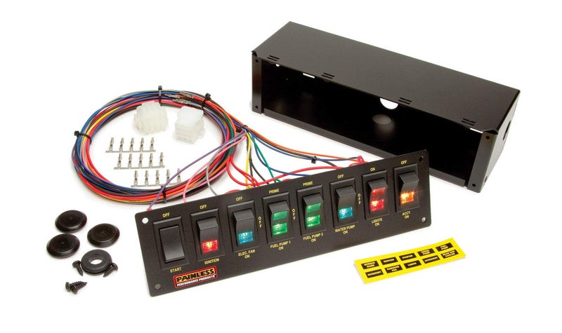 Painless Performance 50202 Roll Bar Mount 8-Switch Panel & Box for use with 50001 Harness - Image 3