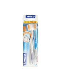 TRISA Pro Interdental Soft Toothbrush Pack Of 2 (Assorted Color)  - Image 4