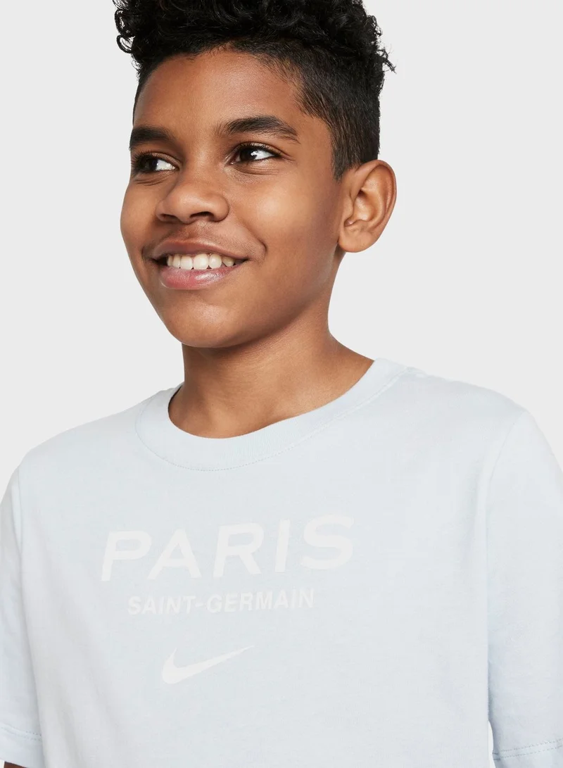 Nike Youth Psg Swoosh T-Shirt
