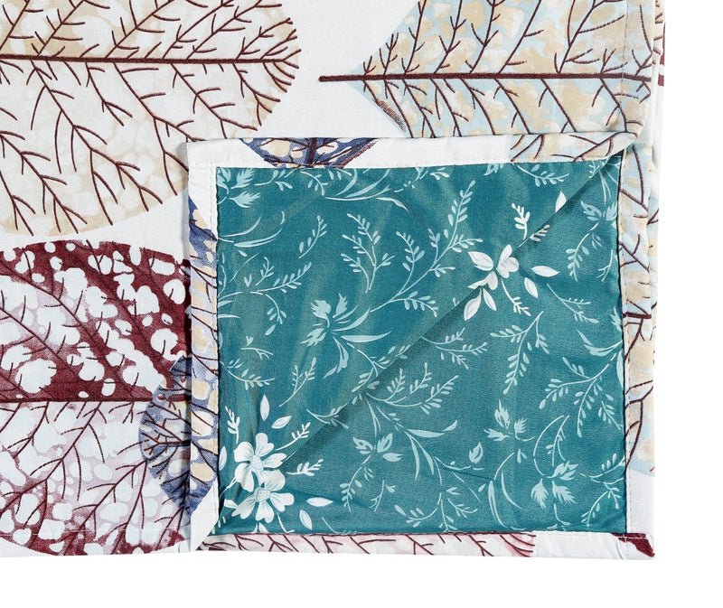 TIB Glace Cotton in Reversible 3 Layer Blanket Single Bed, Dohar, Quilt, Soft Light-Weight AC Blanket Single Bed 54X87 Inches, White Patta - Image 2