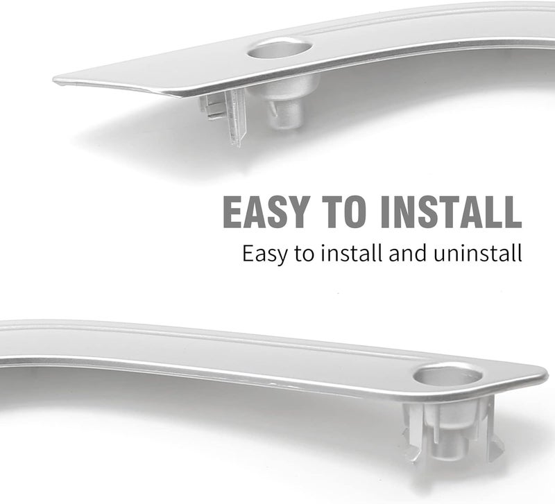 UOIENRT Interior Door Grab Handle Inserts for Jeep Wrangler - Image 4