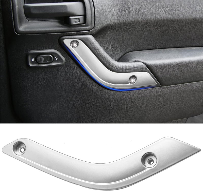 UOIENRT Interior Door Grab Handle Inserts for Jeep Wrangler - Image 5
