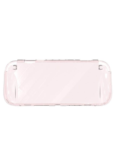 For The Switch 2 Protective Case Nintendo Game Console Switch2 All-inclusive Transparent Anti-drop Protective Case-Model:Transparent Pink