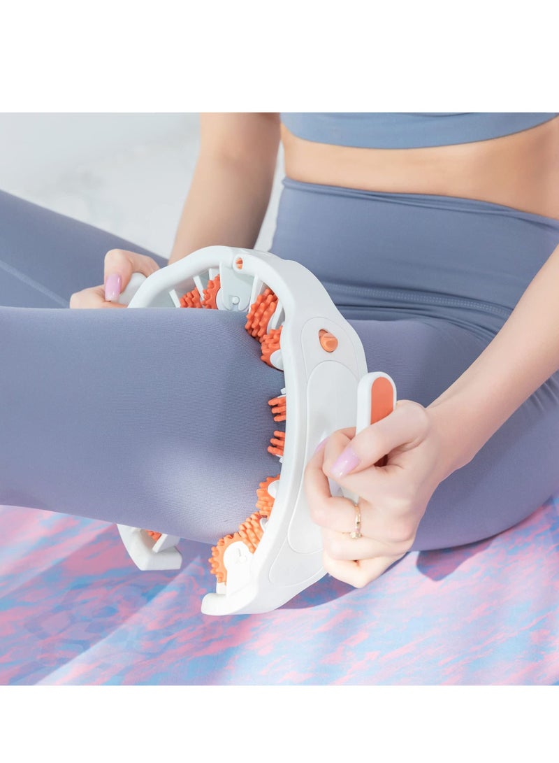 Excefore Cellulite Massager, Manual Muscle Massager Roller Ring Multi-functional Detachable Leg Beautifier for Leg, Neck, Arm and Buttocks - Image 2