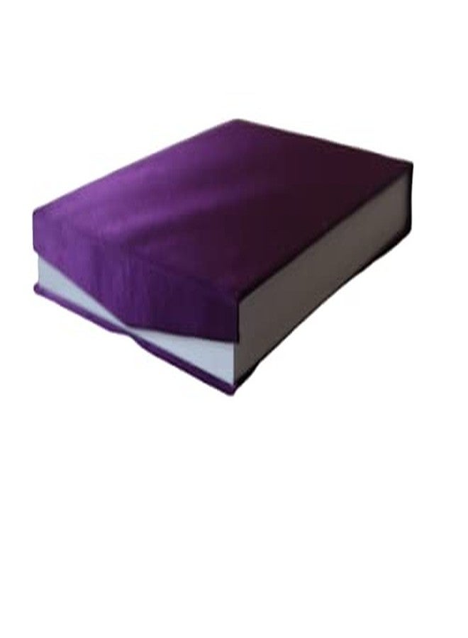 dss Door Step Shopping Ring Gift Box Black Velvet Flocked Jewelry Display, Two Colour Combo Half Set Box - Image 3