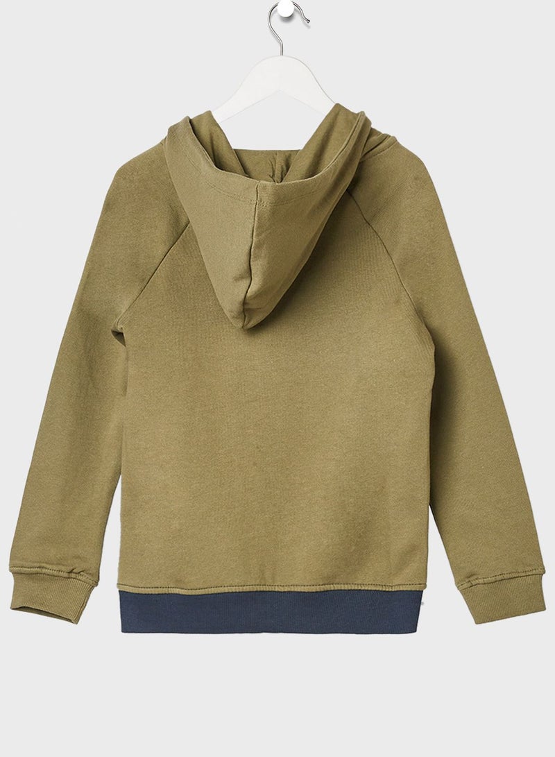 NAME IT Kids Color Block Hoodie  - Image 2