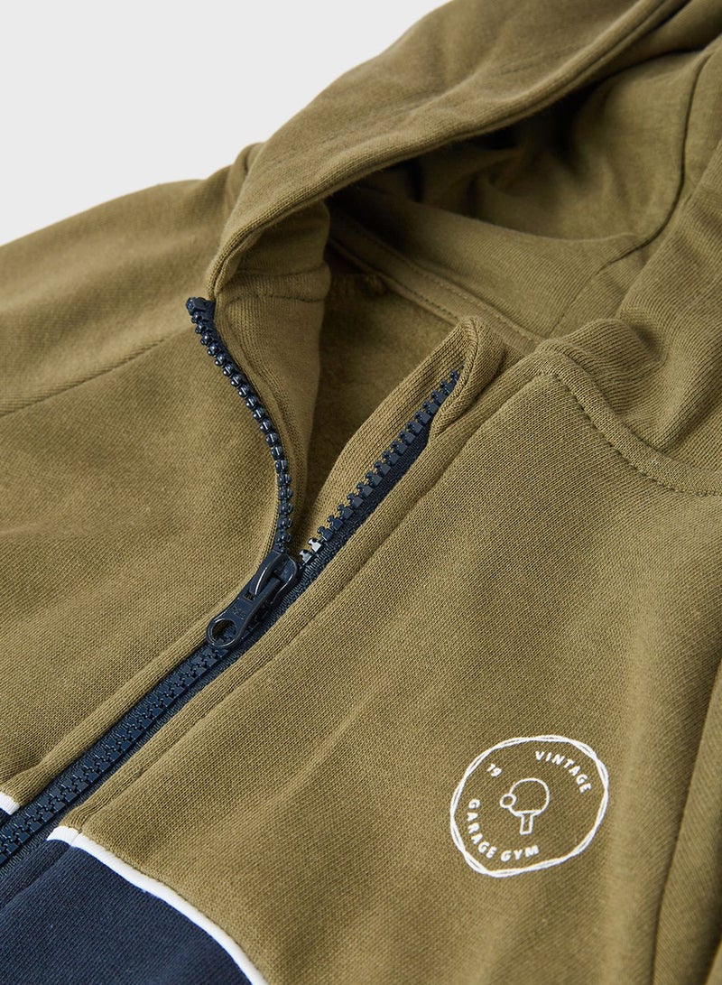 NAME IT Kids Color Block Hoodie  - Image 3