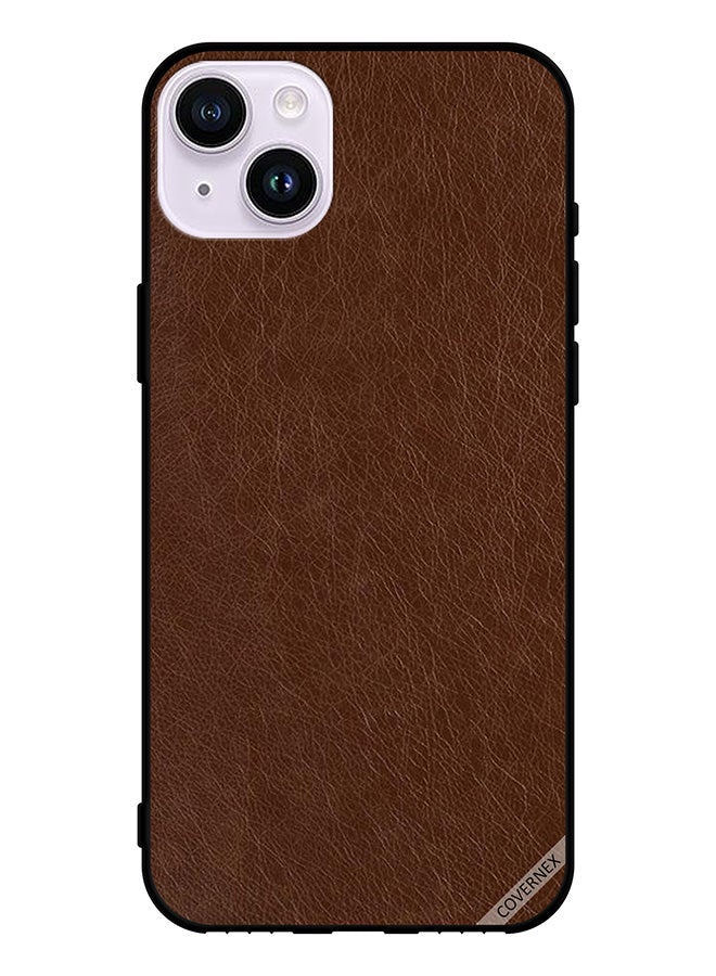 Covernex Protective Case Cover For Apple iPhone 14 Leather Pattern 2  - Image 1
