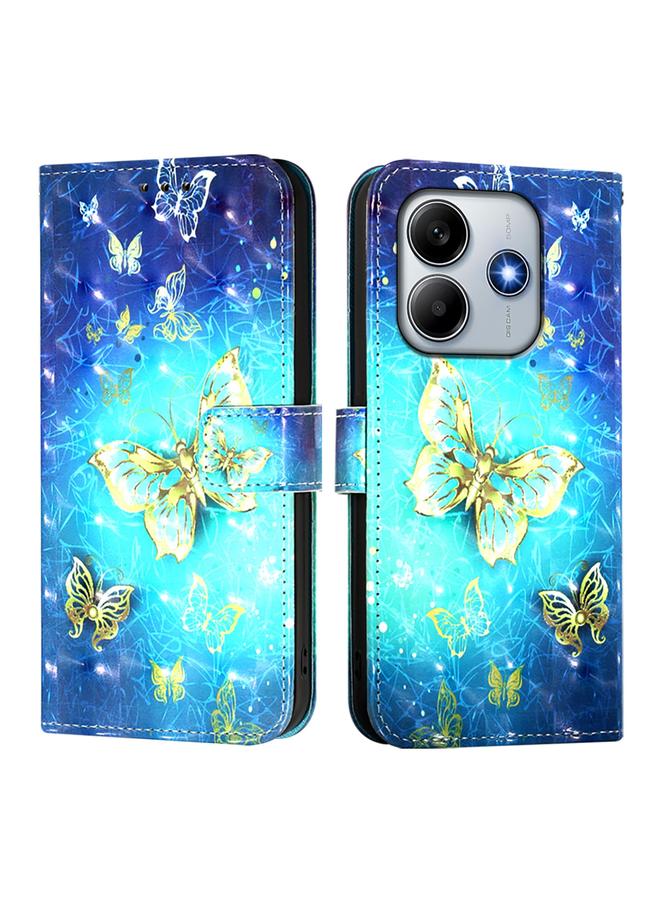 S-TOP Case For Redmi Note 14 5G 3D Painting Horizontal Flip Leather Phone Case - Image 2