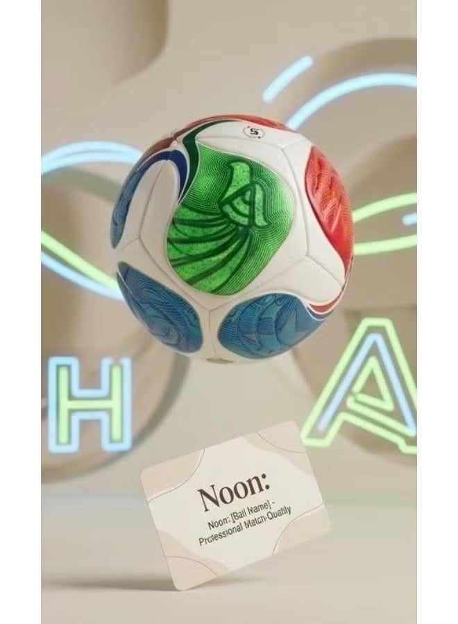 The Champions League ball, with its fantastic design, is ready for the pitch. Original performance with a creative touch, designed to make the difference with every shot. ⚽🏆 - Image 1