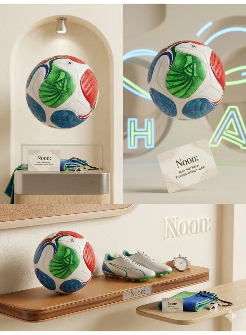 The Champions League ball, with its fantastic design, is ready for the pitch. Original performance with a creative touch, designed to make the difference with every shot. ⚽🏆 - Image 3