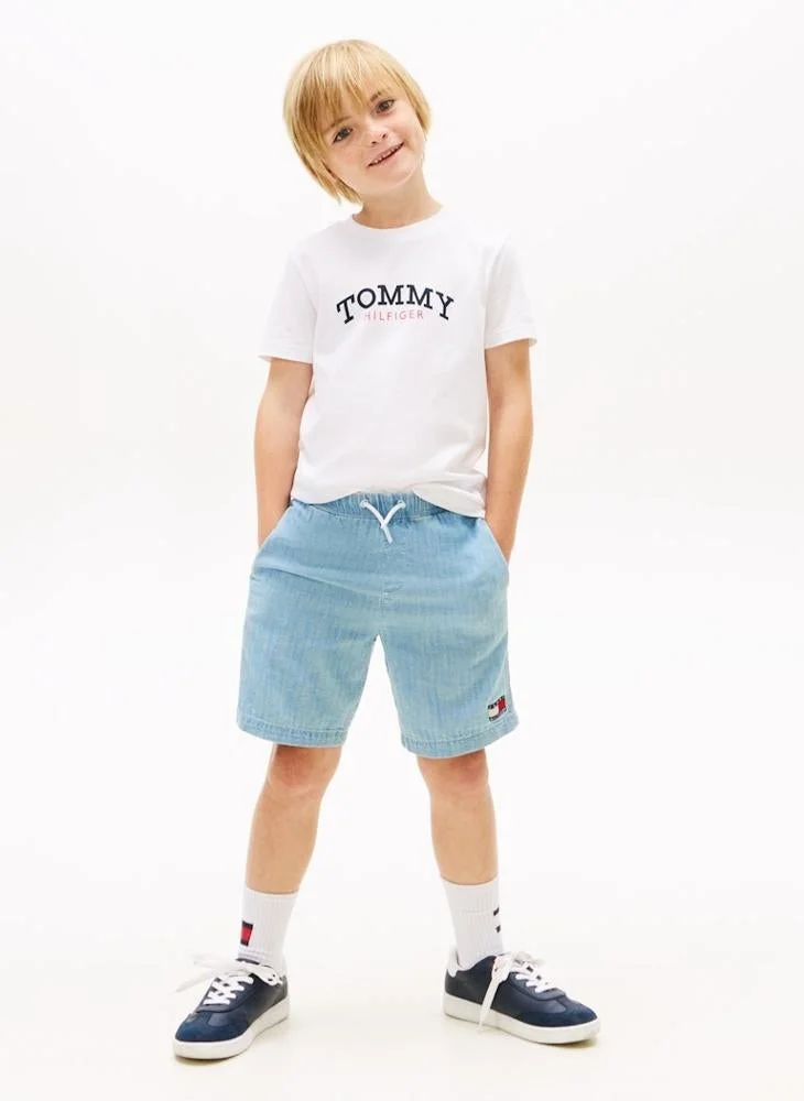 TOMMY HILFIGER  Kids Monogram Crew Graphic T-Shirt for Men | Best Price UAE