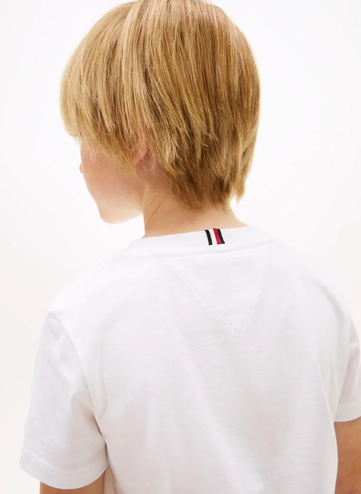 TOMMY HILFIGER  Kids Monogram Crew Graphic T-Shirt for Men | Best Price UAE