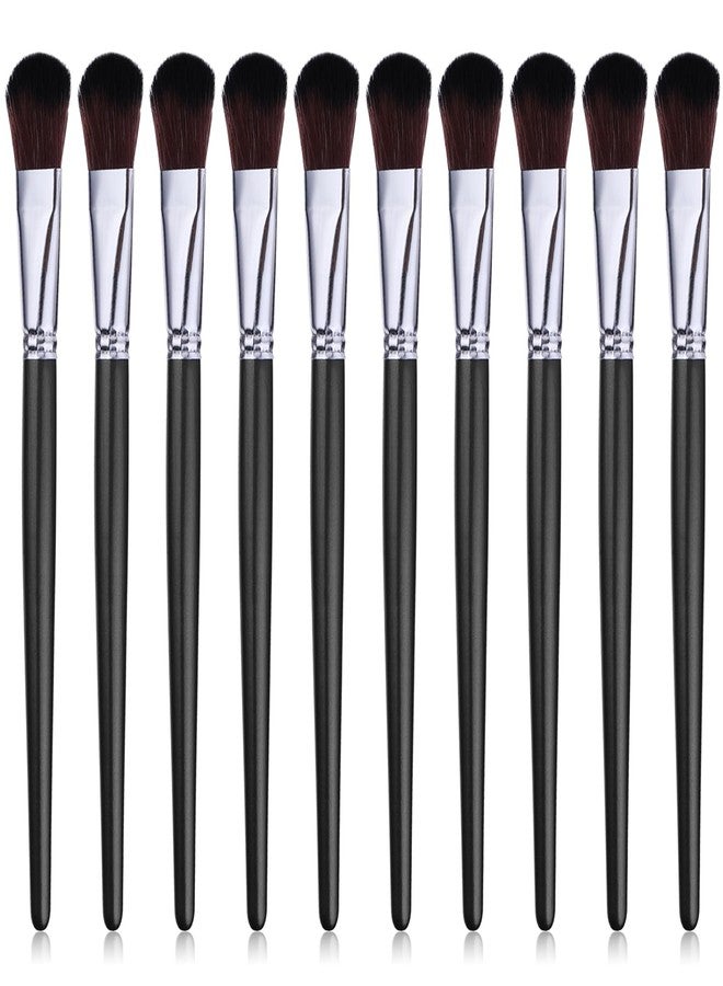 Prasacco 10 Pcs Mop Brush for Acrylic Painting 1 Inch Oval Blending Brushes Artist Paint Brushes for Acrylic Watercolor Oil Painting Face Body Art - Image 1