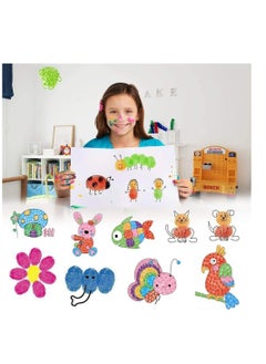 Excefore Craft Large Ink Pad for Rubber Stamps Washable Safe Stamp Pads for Kids Non-Toxic Set of 6 DIY Multicolor Rainbow Ink Pads in 30 Colors  - Image 4