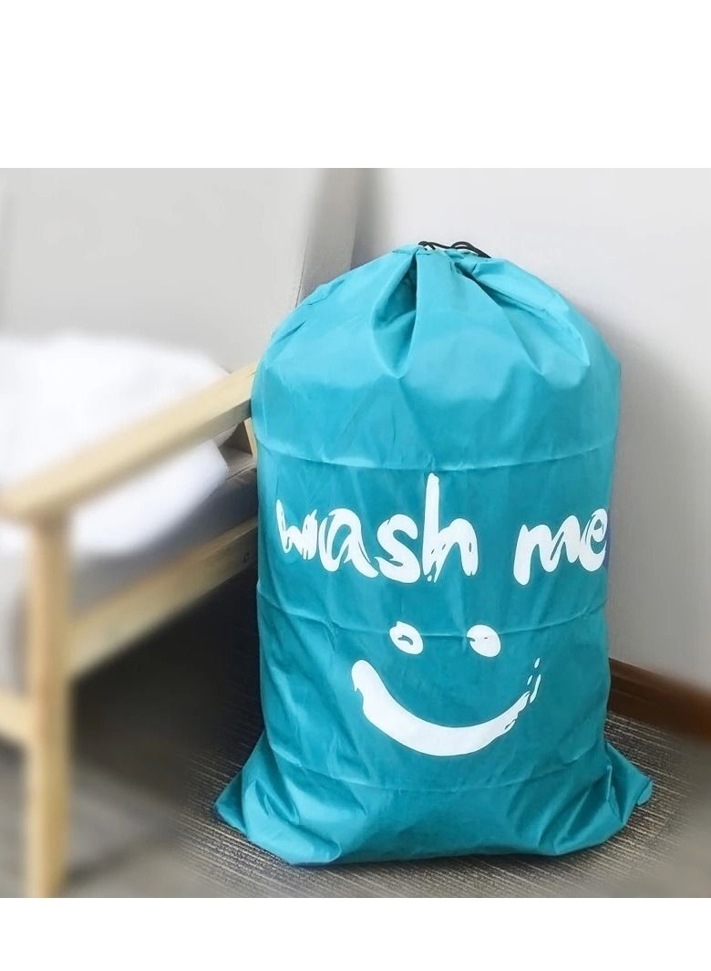 Nylon Laundry Bag Travel Storage Pouch Machine Washable Dirty Clothes Organizer - Image 1