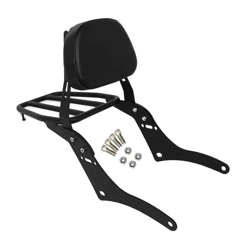 Worldmotop Motorcycle Sissy Bar Backrest Rear Passenger Seat for Honda CMX 500 Rebel CMX 300 CMX500 20172022 Detachable Backrest Pad A