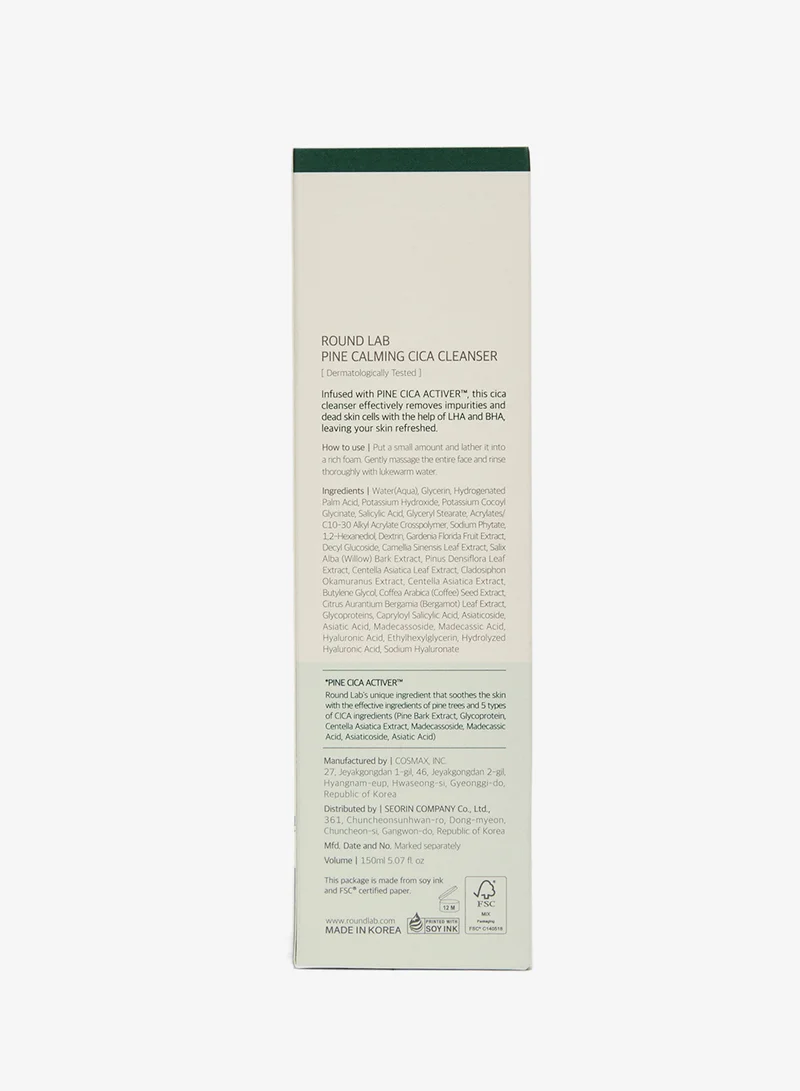 ROUND LAB PINE CALMING CICA CLEANSER 150ml