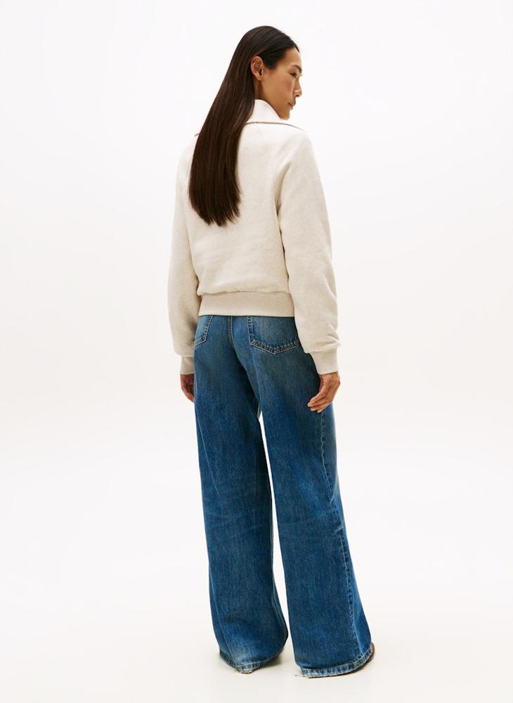 TOMMY HILFIGER Logo Half Zip Sweatshirt - Image 2