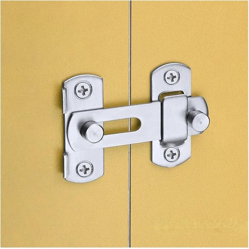 Brushed Stainless Steel Hasp Latch Lock For Door And Sliding Window Hardware - Image 5