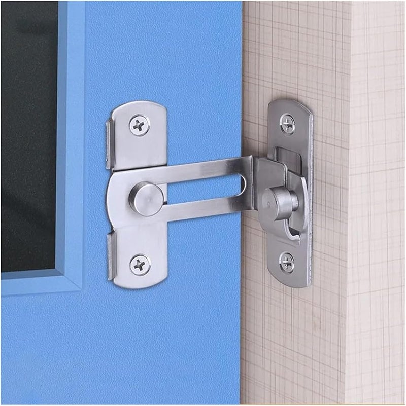 Brushed Stainless Steel Hasp Latch Lock For Door And Sliding Window Hardware - Image 4