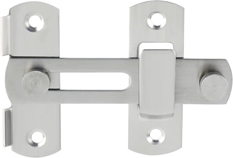 Brushed Stainless Steel Hasp Latch Lock For Door And Sliding Window Hardware - Image 1