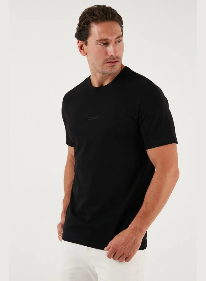 Buratti  Buratti Cotton Printed Regular Fit Crew Neck T Shirt Men's T SHIRT 59020205 for Men | Best Price UAE