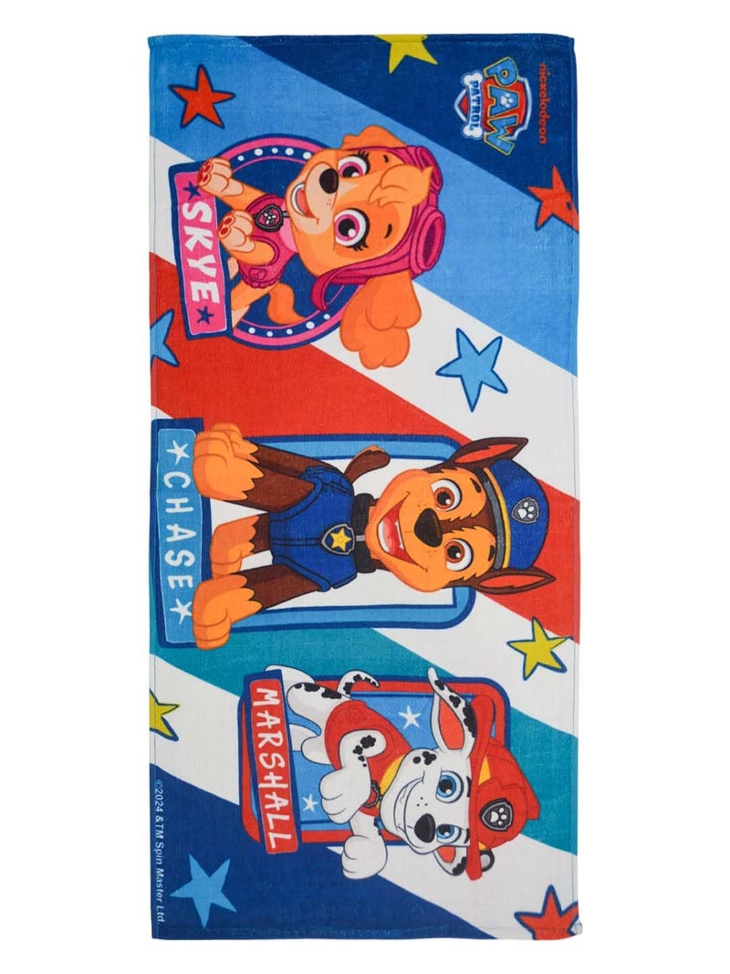 Athom Living Paw Patrol with PJ Masks Mixed Themed Kids Bath Towel 60x120cm, 350 GSM, Soft & Absorbent, Multicolor, Perfect for Boys and Girls, Fun & Vibrant Design, Pack of 2 - Image 3