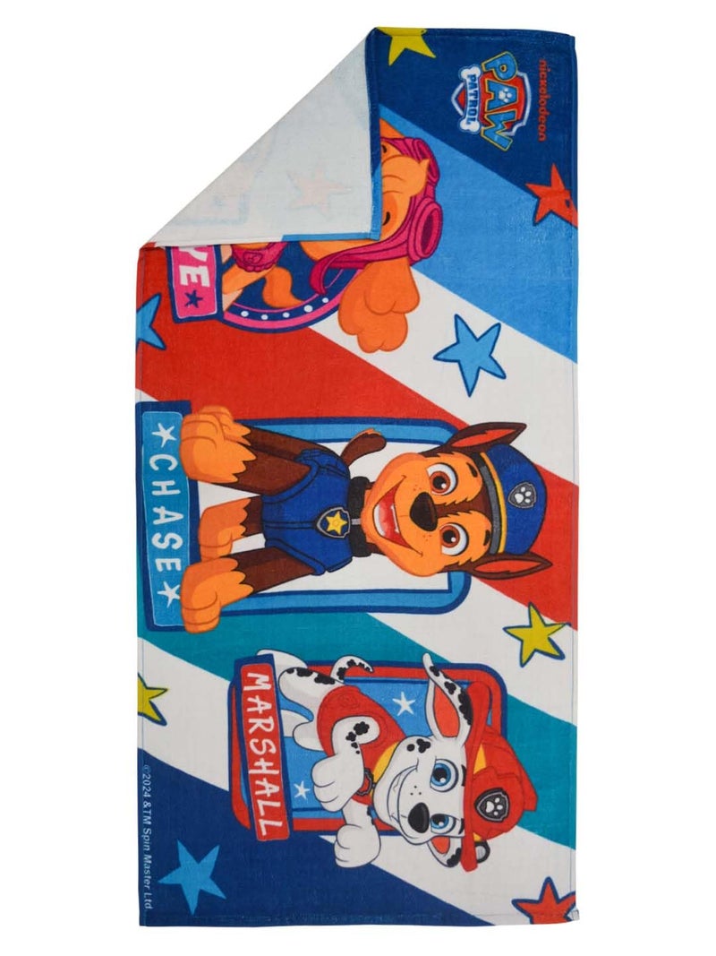 Athom Living Paw Patrol with PJ Masks Mixed Themed Kids Bath Towel 60x120cm, 350 GSM, Soft & Absorbent, Multicolor, Perfect for Boys and Girls, Fun & Vibrant Design, Pack of 2 - Image 4