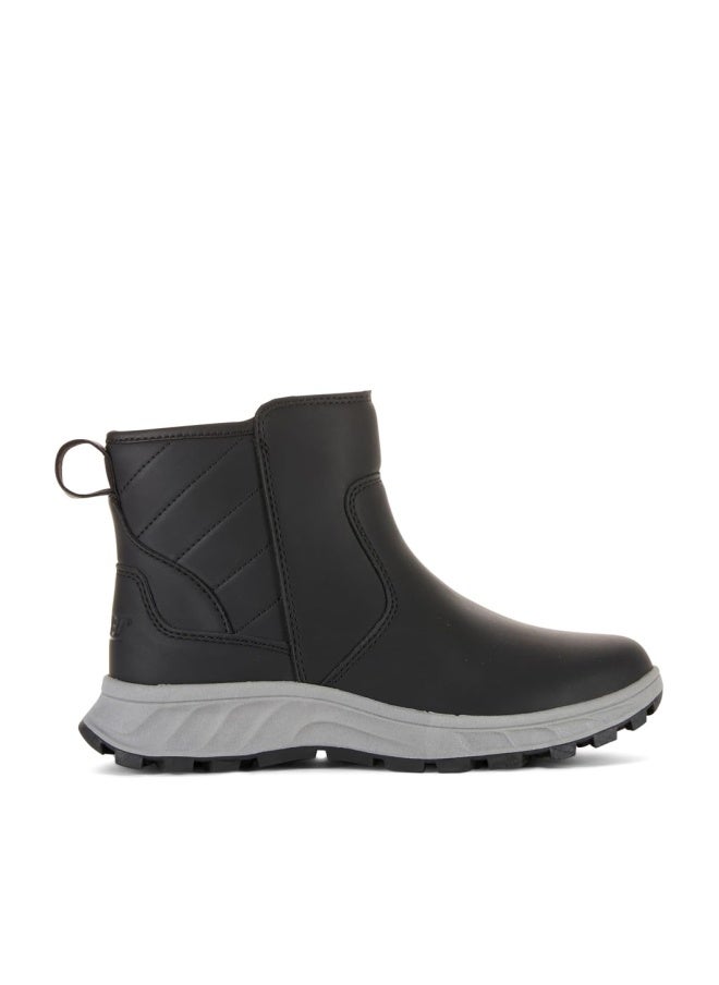 Khombu Womens Dusk Boots, Black, 7M