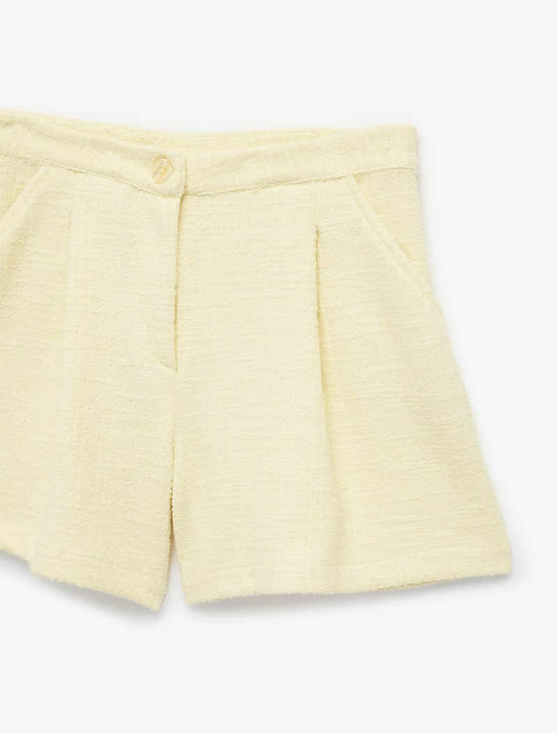 KOTON Tweed Mini Shorts - Image 3