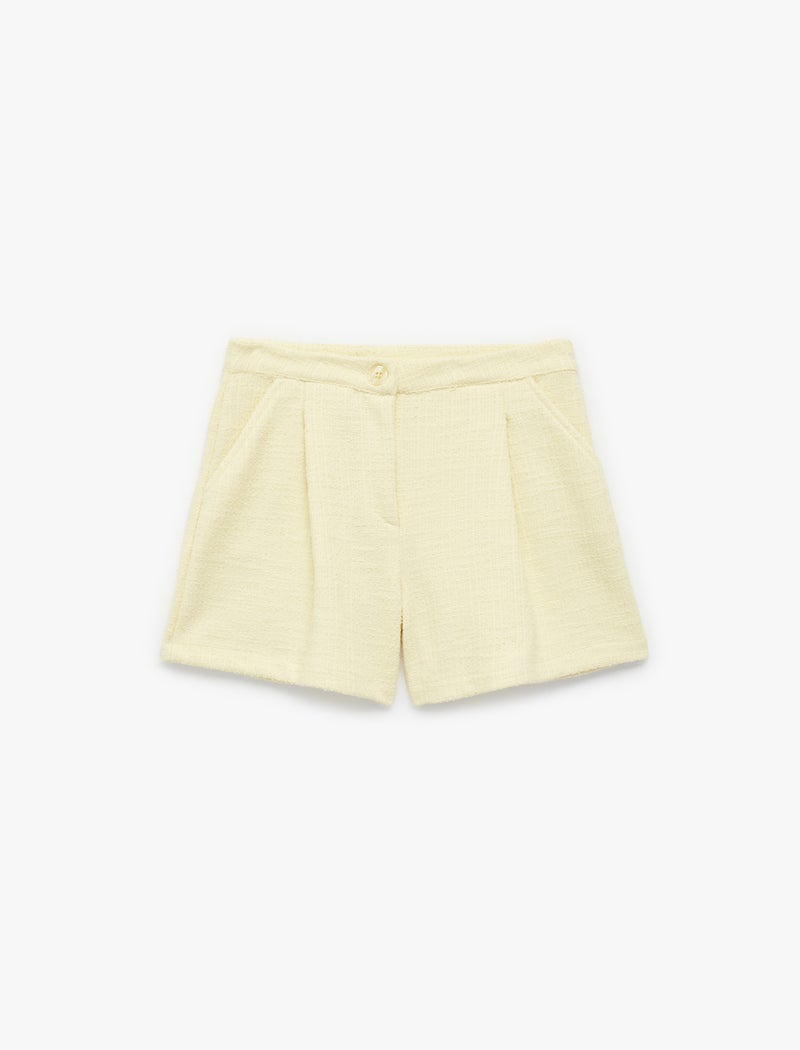 KOTON Tweed Mini Shorts - Image 1