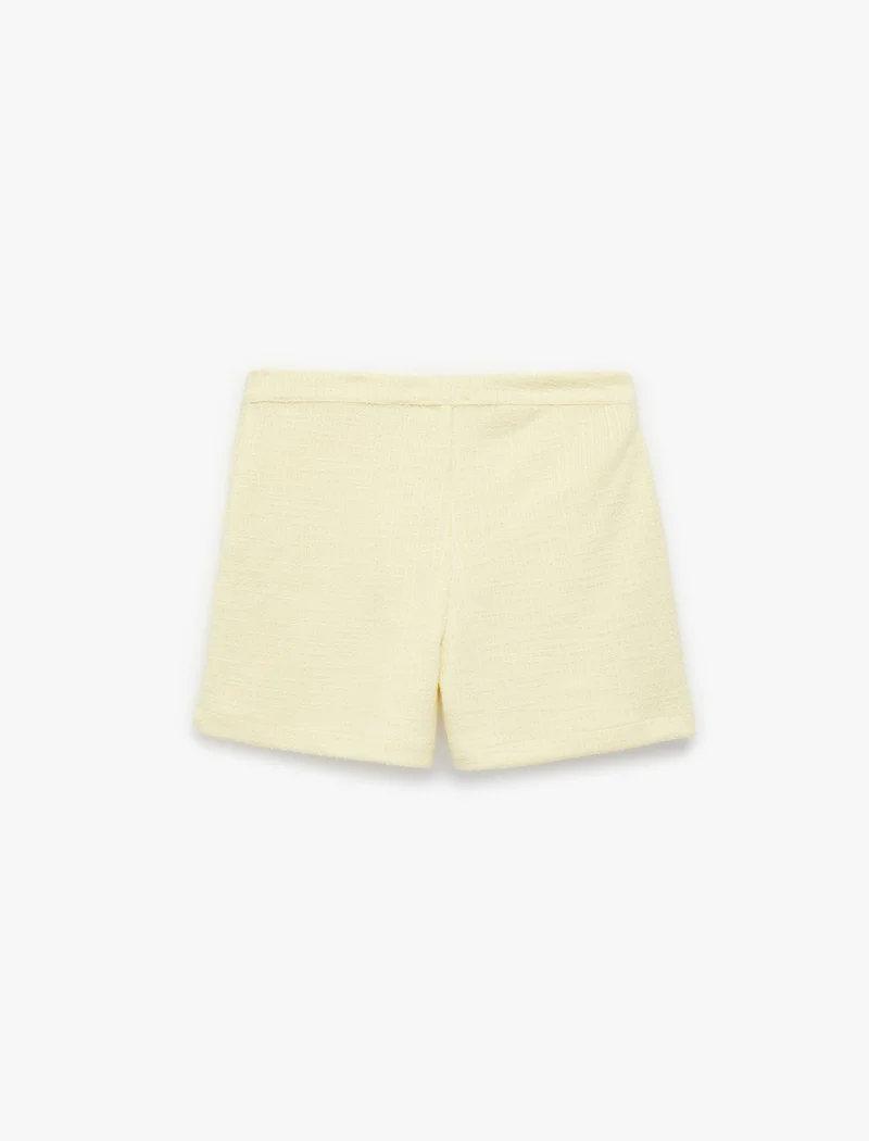 KOTON Tweed Mini Shorts