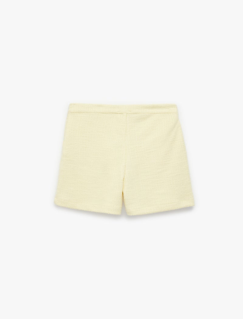 KOTON Tweed Mini Shorts - Image 2