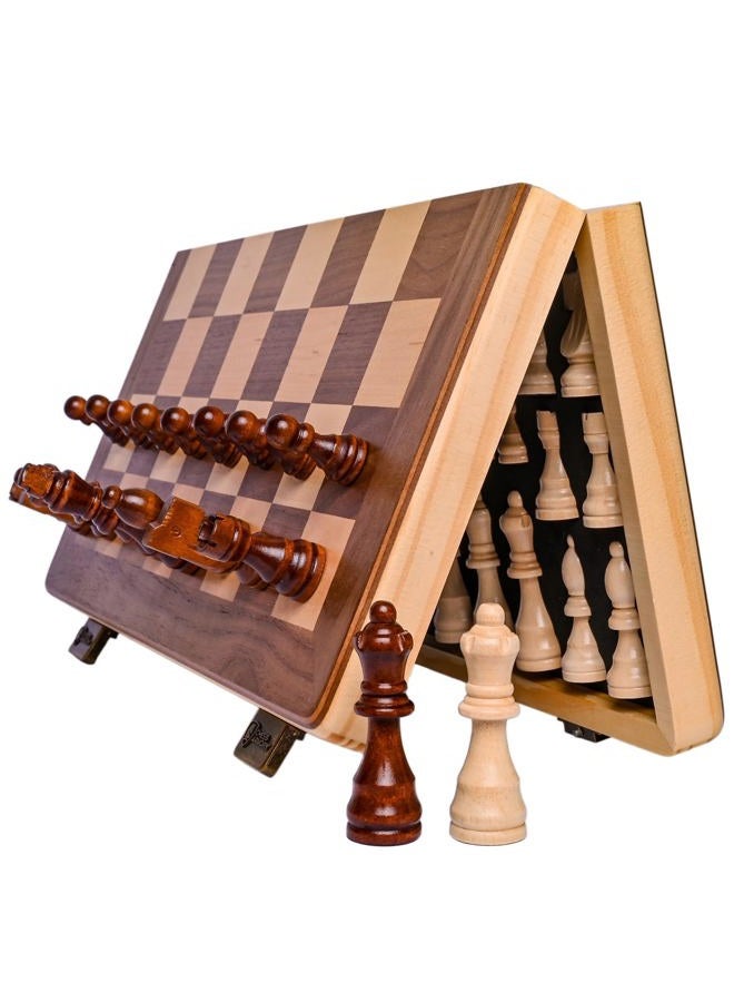 Chess Armory Chess Sets by - 15 Inch Magnetic Wooden Chess Set Board Game for Adults and Kids with Extra Queen Pieces - Image 1
