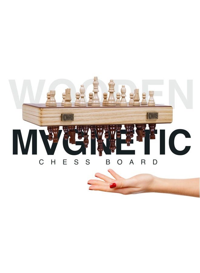 Chess Armory Chess Sets by - 15 Inch Magnetic Wooden Chess Set Board Game for Adults and Kids with Extra Queen Pieces - Image 5