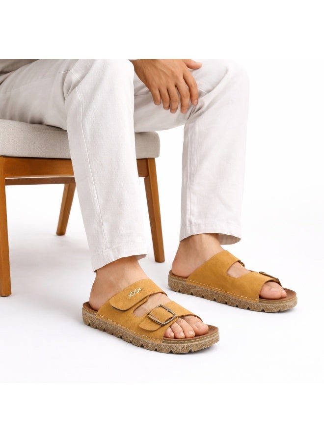 شبشب رجالي مريح بتصميم عصري – نعل طبي خفيف مع أحزمة قابلة للتعديل – مناسب للاستخدام اليومي داخل وخارج المنزل - Image 1