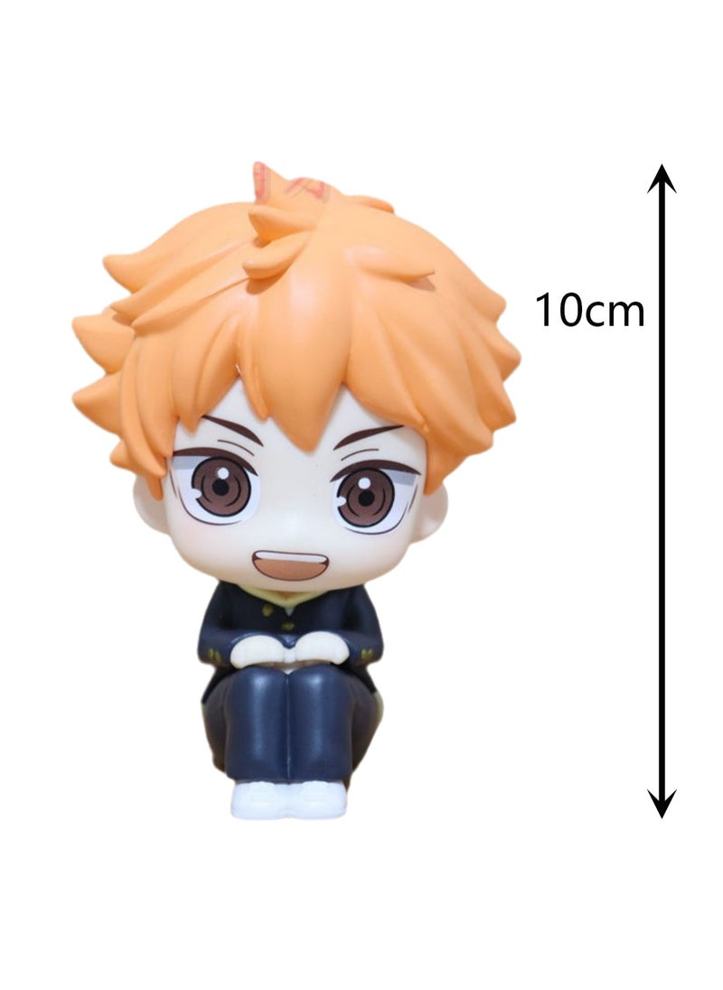 Generic - Jujutsu Kaisen Lk Series Anime Peak Hinata Shoyo Action Figure Cute Q Version Collectible Action Figure PVC Statue Car Home Decoration (10 cm) - Image 1