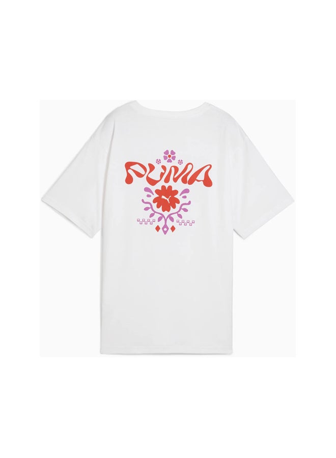 PUMA WARDROBE ESS FLORAL PACK Relaxed Graphic Tee - Image 2
