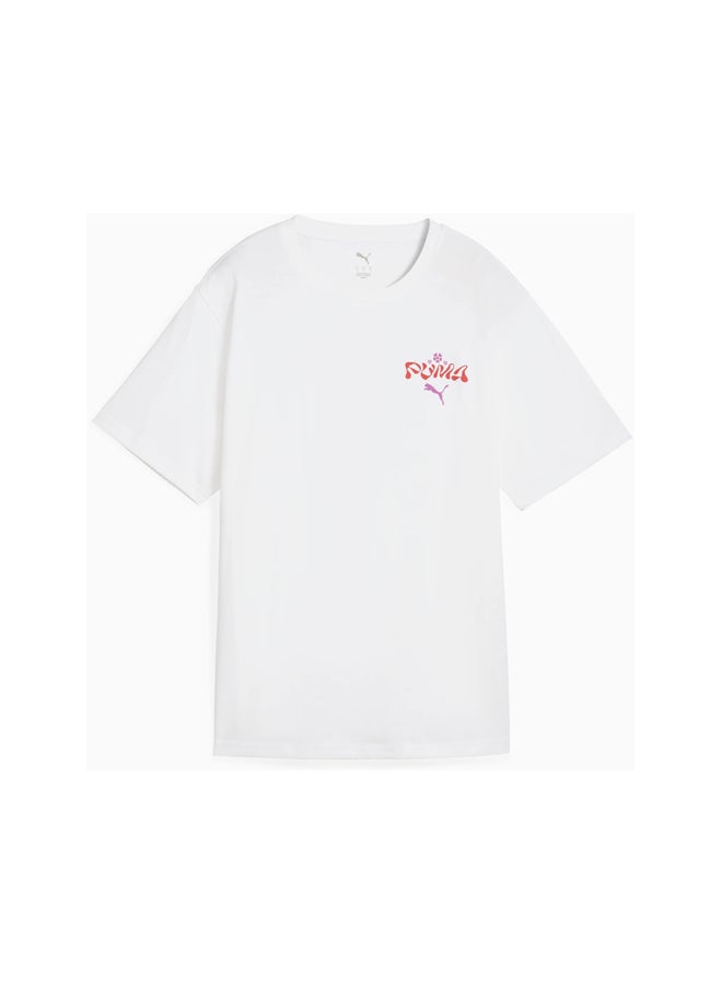 PUMA WARDROBE ESS FLORAL PACK Relaxed Graphic Tee - Image 1