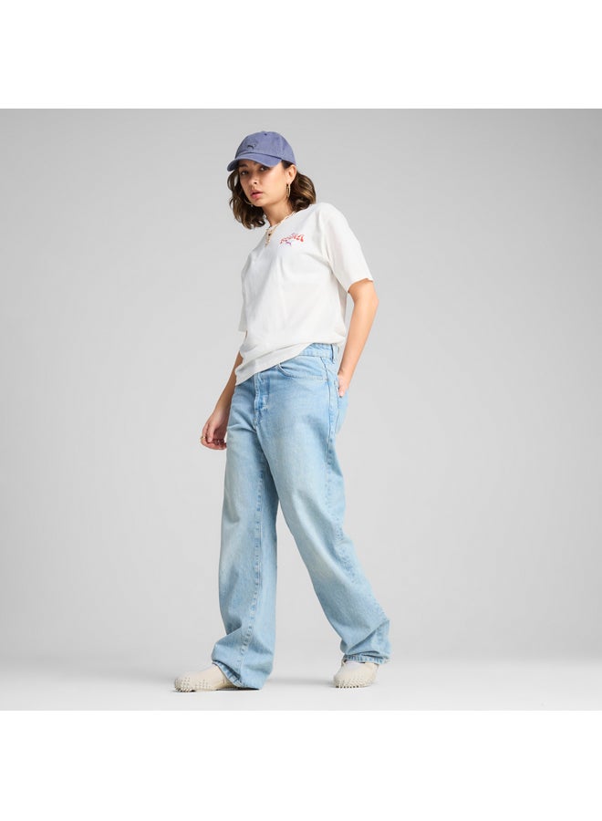 PUMA WARDROBE ESS FLORAL PACK Relaxed Graphic Tee - Image 5