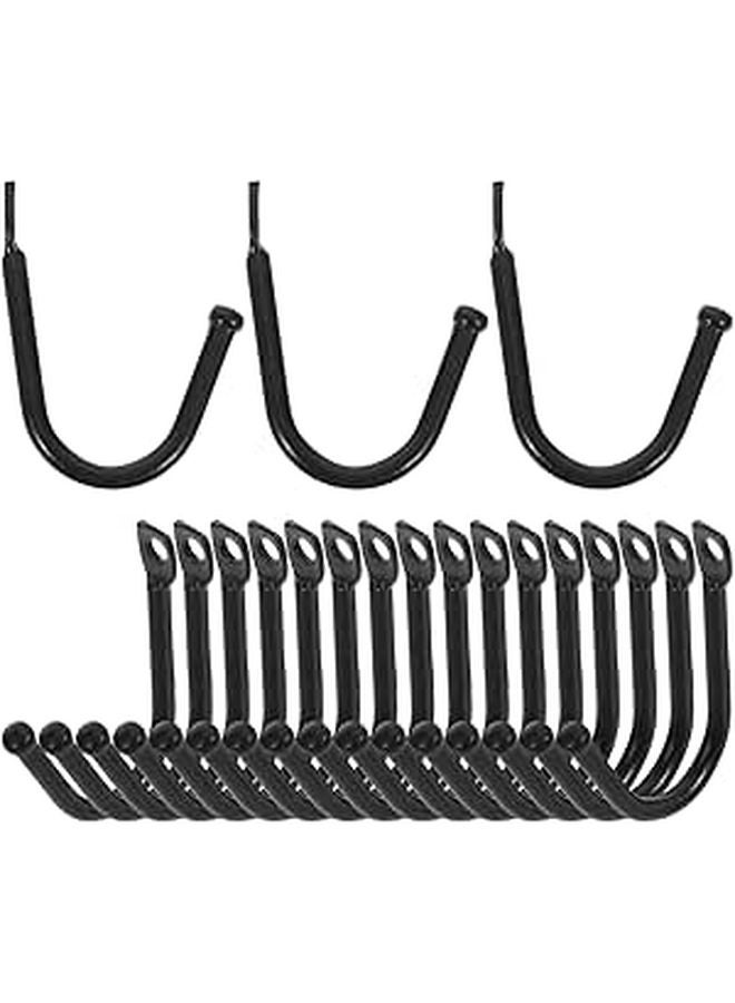 Heavy Duty Wall Hooks 20 Pack Wrought Iron For Garage Garden Tool Storage - Image 1
