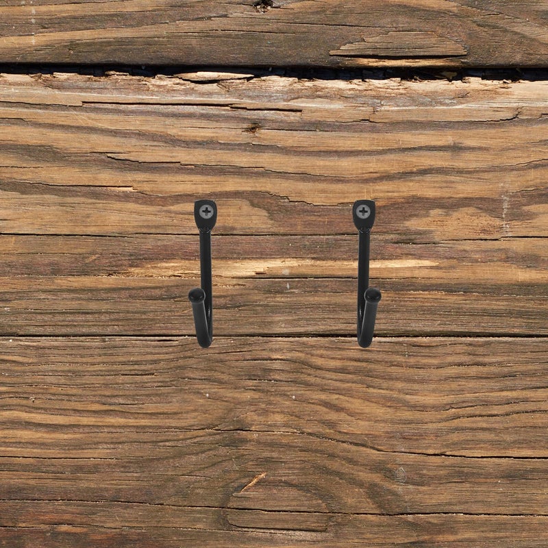 Heavy Duty Wall Hooks 20 Pack Wrought Iron For Garage Garden Tool Storage - Image 5