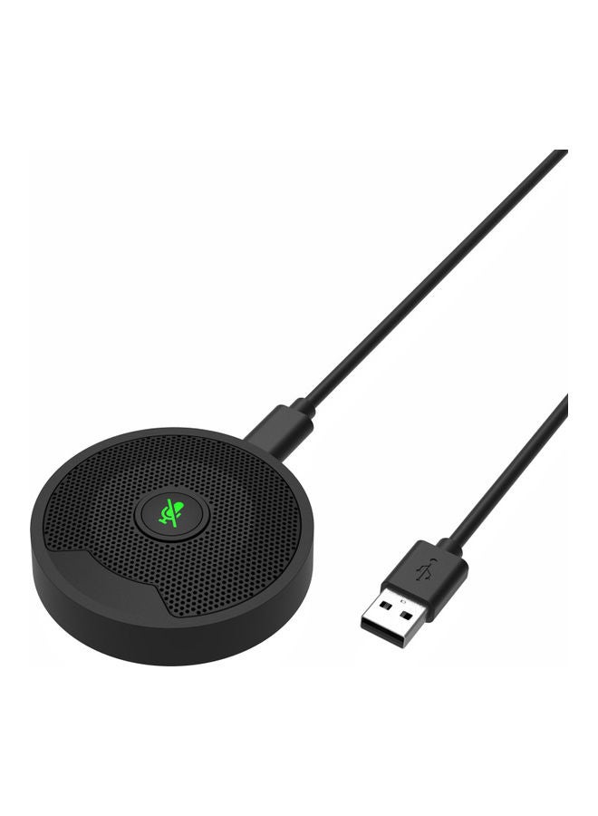 ميكروفون UM10 بمنفذ USB للمؤتمرات أسود - Image 1