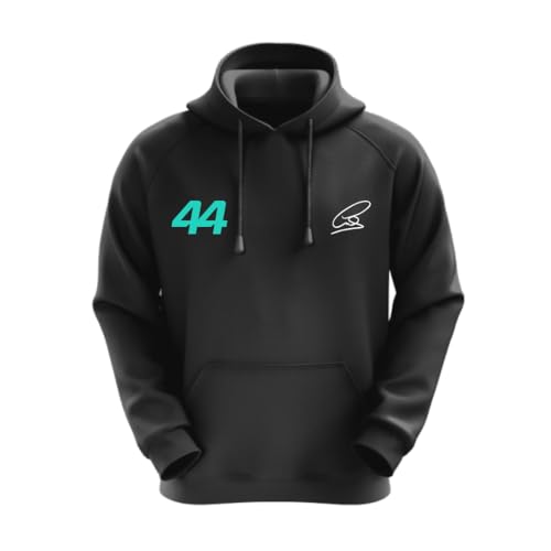 DUDEME Motorsport Relaxed Fit Hoodie for Car Enthusiast for Men & Women Black 100% Cotton Car Printed - | MO-009 | Black | X_Large - Image 1