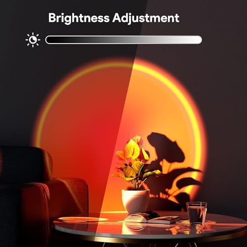 HashWOW® Sunset Night Light 16 Colors Changing Sunset Projection Lamp with Remote | Romantic LED Night Light for Bedroom, Couples, Kids, Adults | Mood Lighting for Home,Party (Multicolor, Plastic) - Image 4