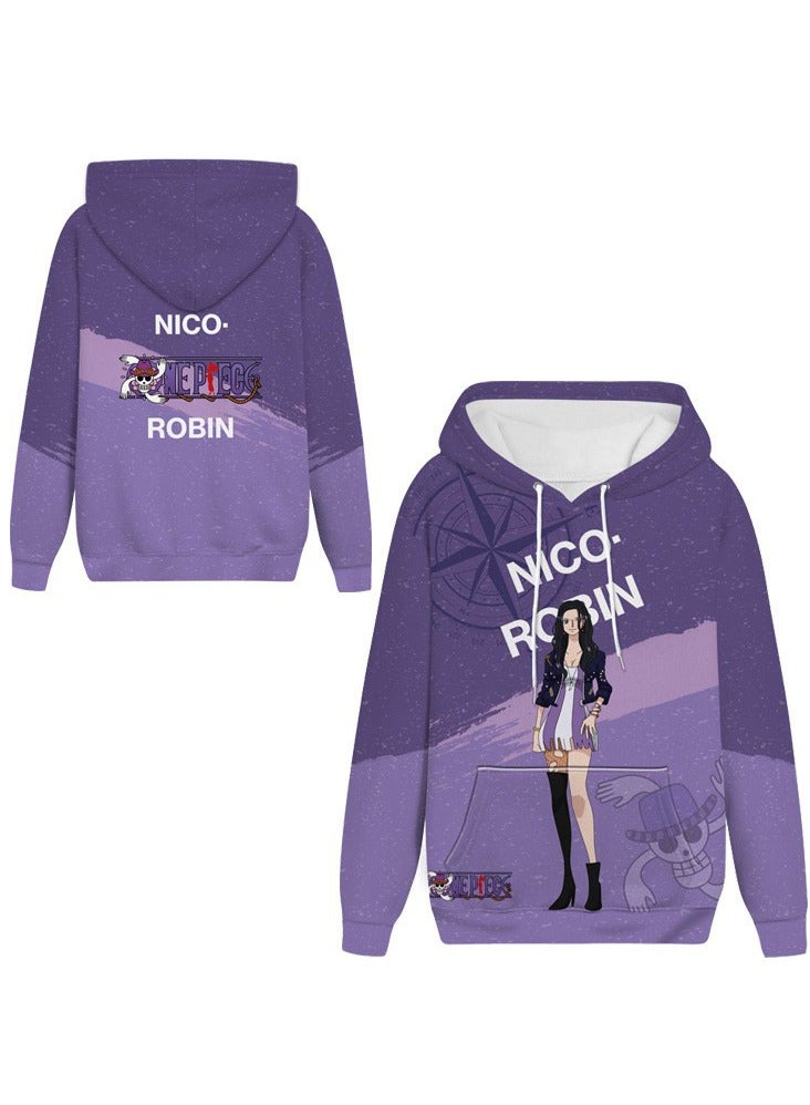 KUYING New One Piece Printed Casual Hoodie  - Image 1