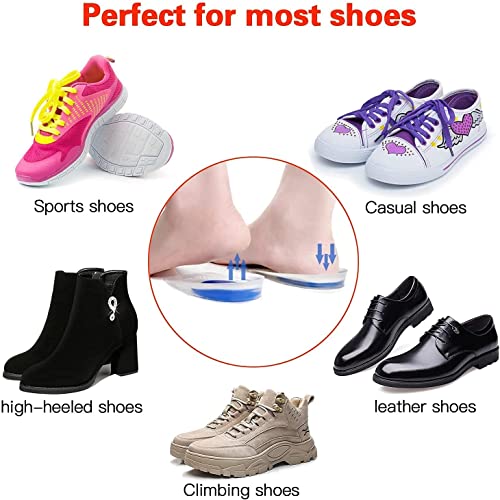 MINNESOTA Invisible Non-Slip Height Increase Insoles, Shoe Sole for Men, Inner sole for Shoes for Women, Silicone Heel Pad, Universal Half Height Increasing Heel Protector Pads for Men and Women - Image 5