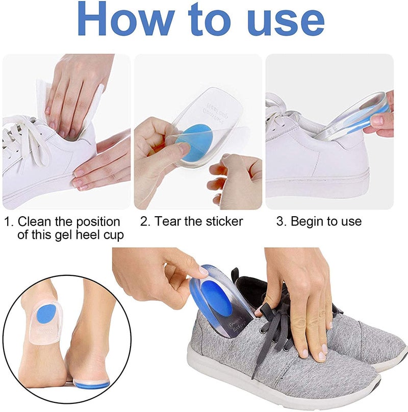 MINNESOTA Invisible Non-Slip Height Increase Insoles, Shoe Sole for Men, Inner sole for Shoes for Women, Silicone Heel Pad, Universal Half Height Increasing Heel Protector Pads for Men and Women - Image 2